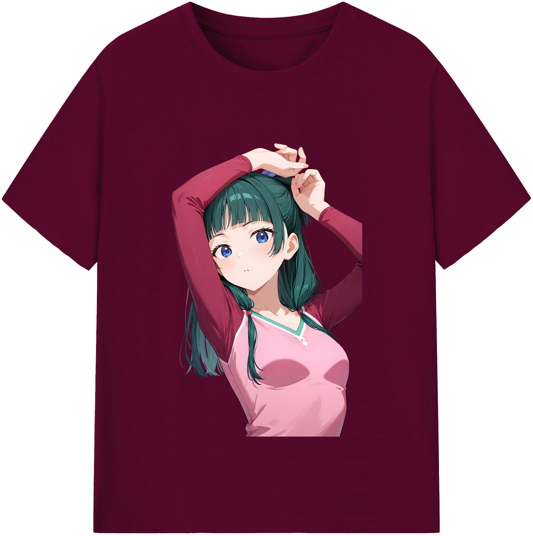 （画像用） 薬屋のひとりごと The Apothecary Diaries レディースカジュアルプリントTシャツ（綿100％）